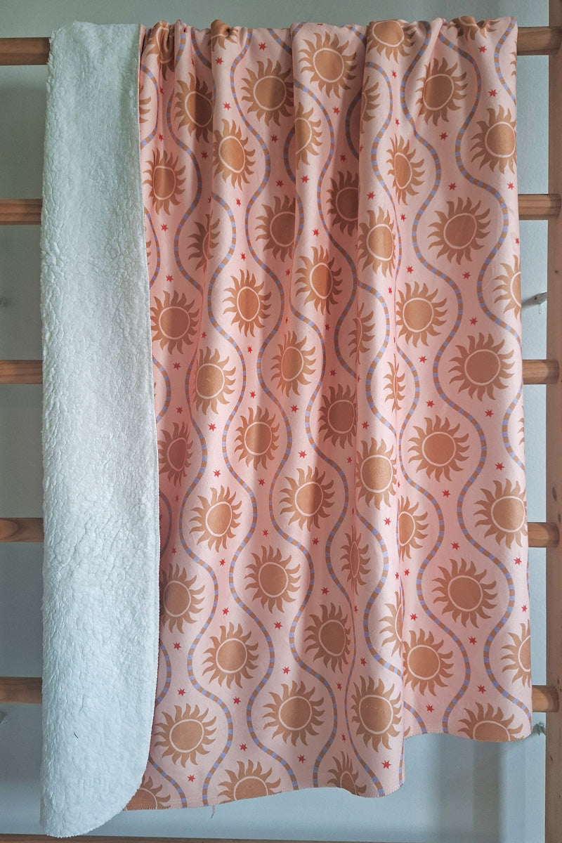 PRE-ORDER Sherpa fleece deken met print