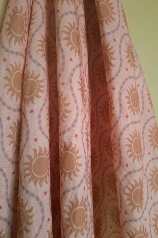 XL swaddle Sol peachy pink