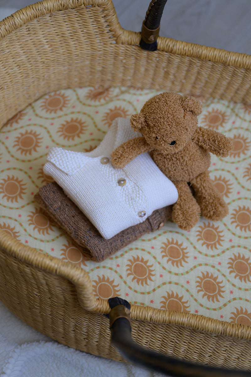 Wieg hoeslaken Sol Cream