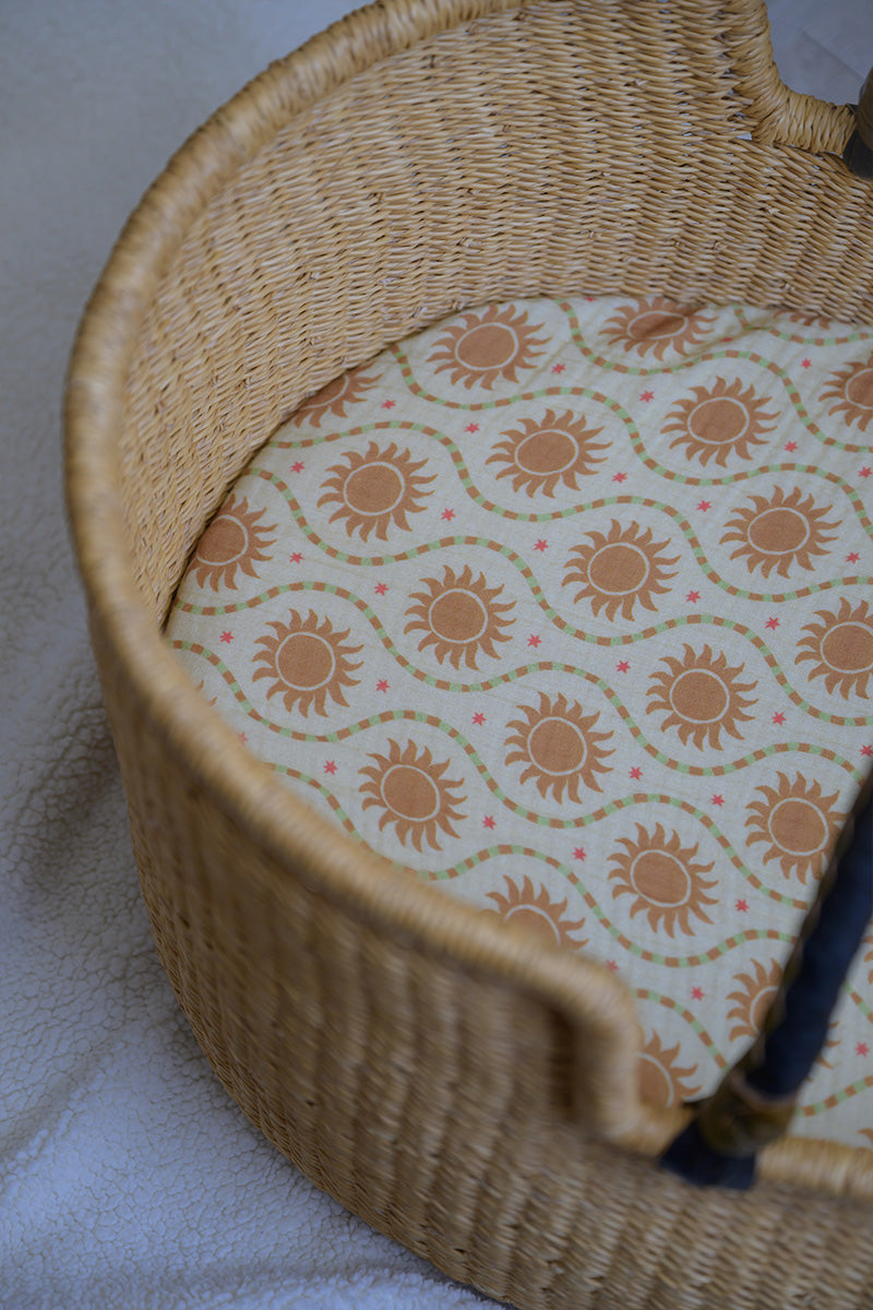 Wieg hoeslaken Sol Cream