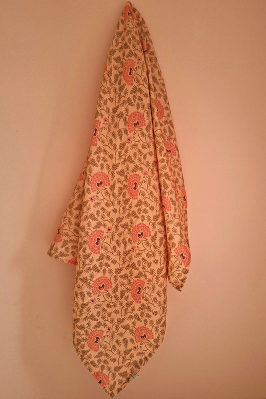 XL swaddle Lou peachy pink