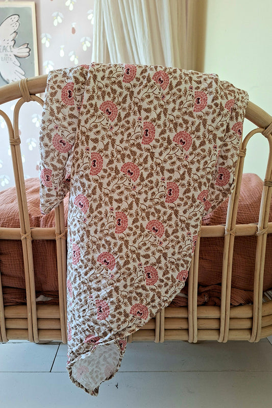 XL swaddle Lou ecru - Luz and Moon