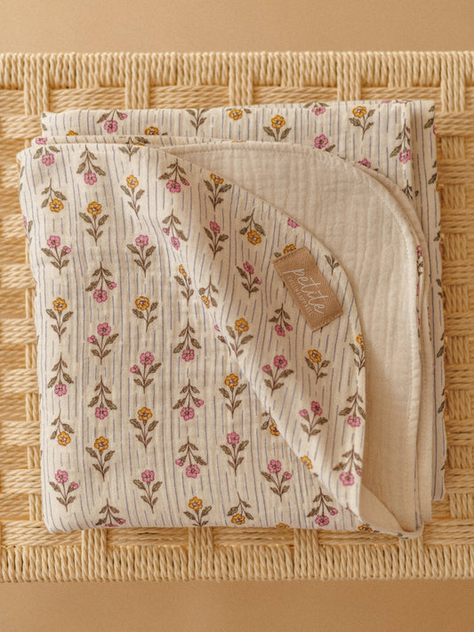 Mousseline deken - Weidebloem