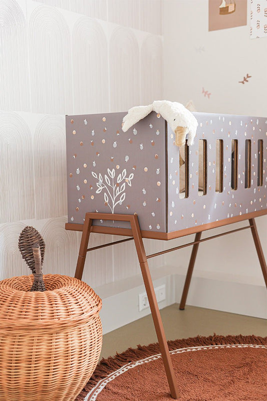 Kartonnen wieg Jantje - Luz and MoonBeige