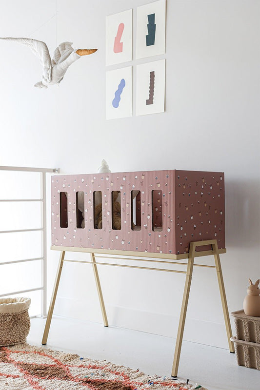 Kartonnen wieg Leentje - Luz and MoonBeige