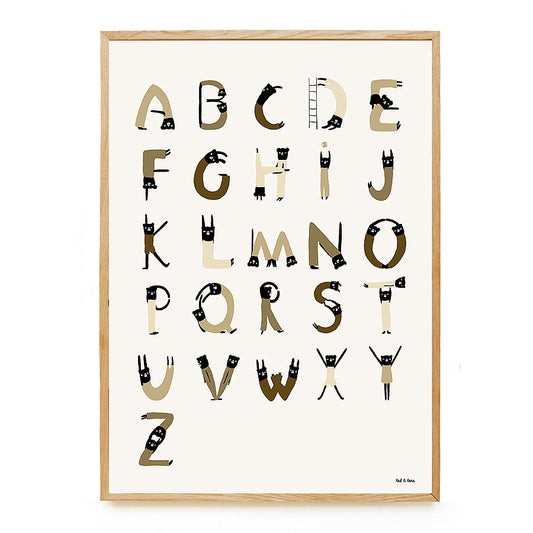 50x70cm poster A,B,C Acrobats - Luz and Moon