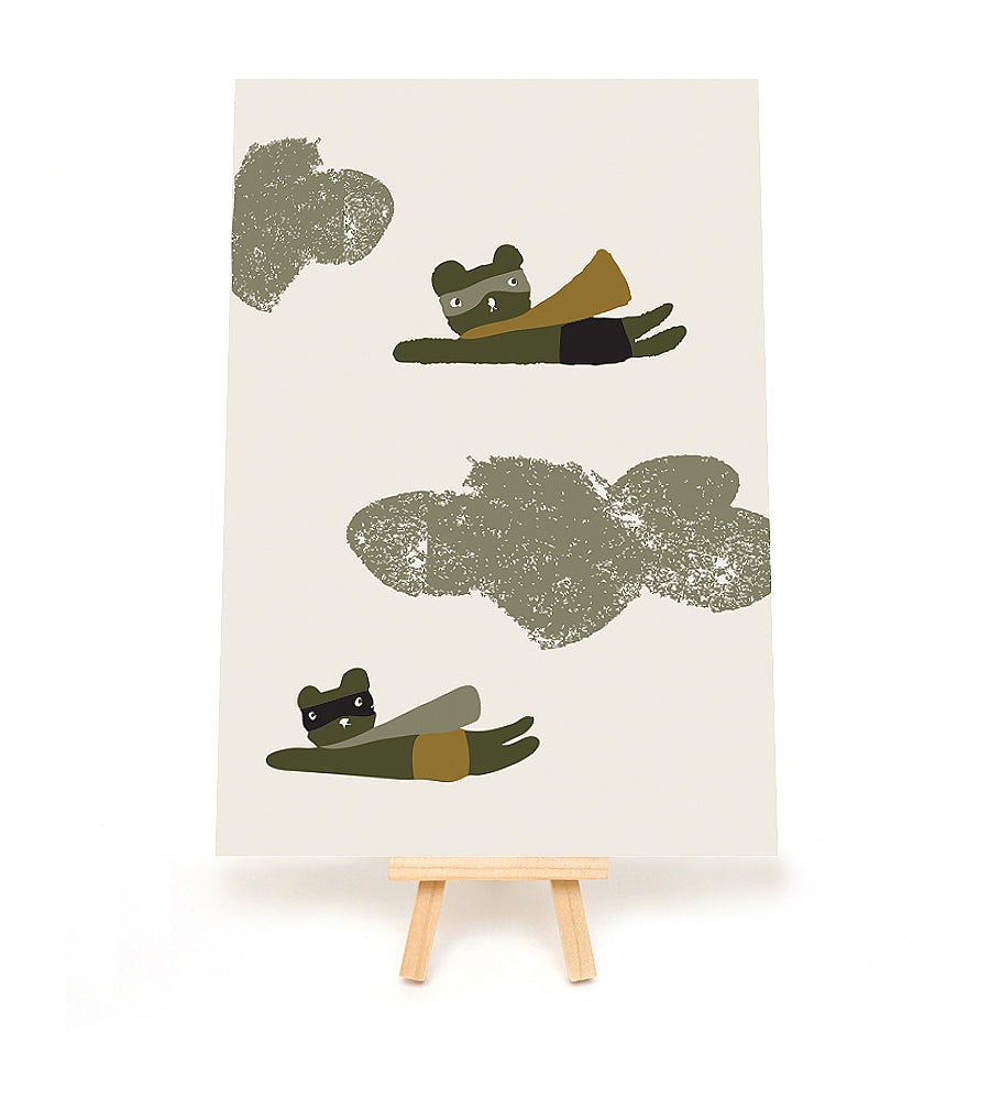 A5 print Superheroes - Luz and Moon