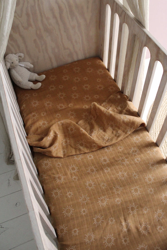 Swaddle doek Sol - 120x120cm - Luz and Moon