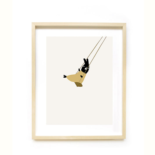 A3 print Swing - Luz and Moon